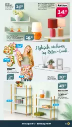 Gazetka promocyjna Netto - Woche 30 - Gazetka - ważna od 30.07 do 30.07.2022 - strona 13 - produkty: bambus, Bau, baumwolle, eis, ente, küche, Küchen, Lampe, leuchtmittel, regal, Ti, tisch, Tischlampe, wandregal, wolle