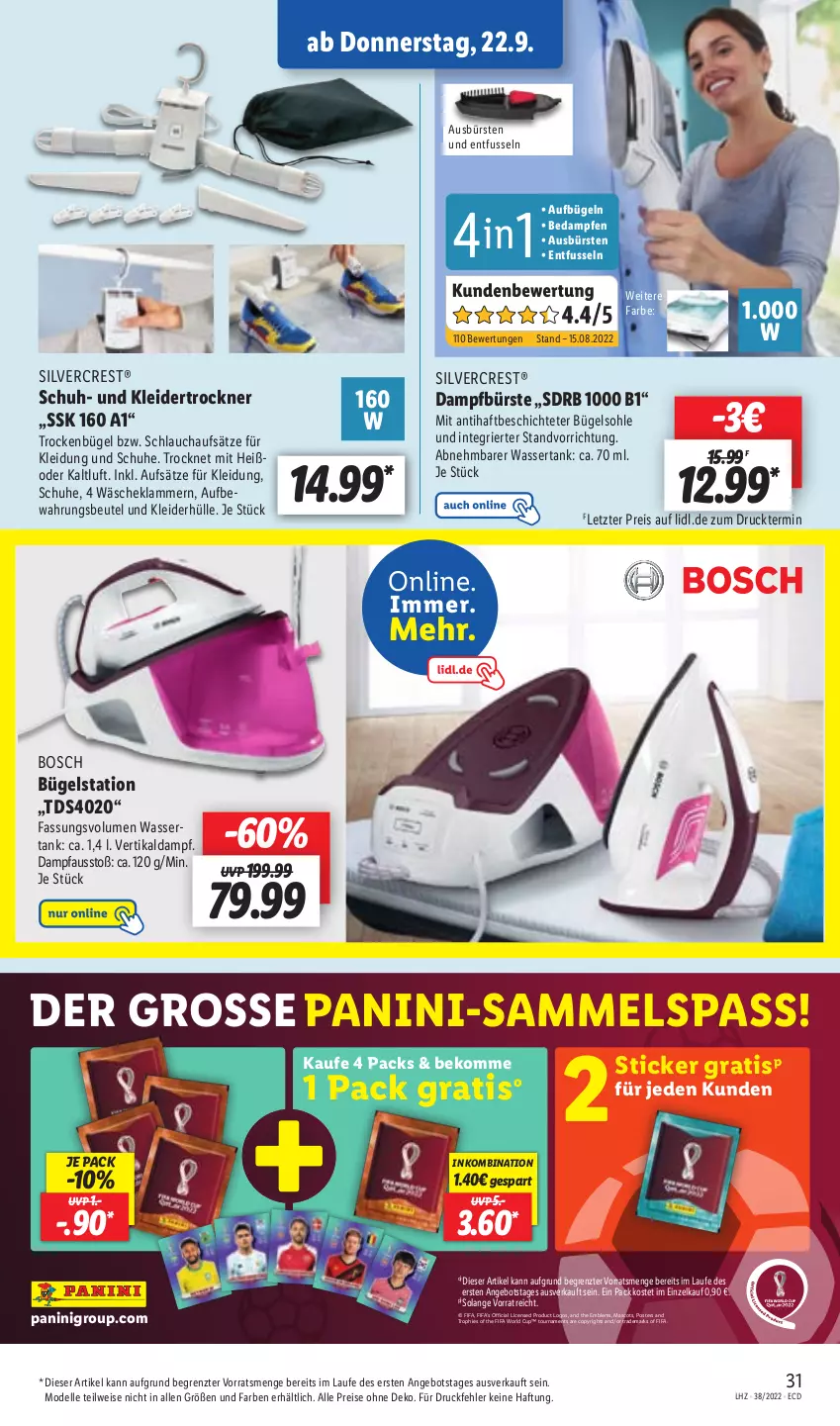 Aktueller Prospekt Lidl - Aktionsprospekt - von 19.09 bis 24.09.2022 - strona 31 - produkty: angebot, beko, beutel, bosch, dell, eis, elle, Klammern, kleid, kleider, Kleidung, lamm, Mode, Pfau, reis, schlauch, schuhe, silvercrest, Ti, Trockner, usb, wasser, wassertank, ZTE