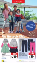 Gazetka promocyjna Lidl - Aktionsprospekt - Gazetka - ważna od 24.09 do 24.09.2022 - strona 20 - produkty: Bau, baumwolle, eis, gin, Jacke, leggings, ndk, olive, s.oliver, Schal, Schale, sweatjacke, Ti, wolle