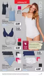 Gazetka promocyjna Lidl - Aktionsprospekt - Gazetka - ważna od 24.09 do 24.09.2022 - strona 25 - produkty: achselhemd, angebot, Bau, baumwolle, bügel, dell, eis, elle, esmara, hemd, hemden, Mode, reis, ring, spaghetti, String, Ti, Unterhemd, unterhemden, wolle, ZTE