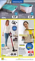 Gazetka promocyjna Lidl - Aktionsprospekt - Gazetka - ważna od 24.09 do 24.09.2022 - strona 32 - produkty: akku, Akku-Staubsauger, Bau, bett, bodenstaubsauger, decke, Deckel, eis, fenster, fenstersauger, flasche, Kärcher, mikrofaser, ndk, reiniger, Reinigung, Rollenbox, Schal, Schale, silvercrest, staubsauger, Ti, wandhalterung