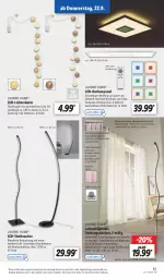 Gazetka promocyjna Lidl - Aktionsprospekt - Gazetka - ważna od 24.09 do 24.09.2022 - strona 35 - produkty: angebot, batterie, batterien, Bau, beleuchtung, decke, dell, dimmer, eis, elle, fenster, fernbedienung, Gardinen, Kette, kraft, Kugel, Laufen, led-licht, led-stehleuchte, leds, Leuchte, lichterkette, Mode, Nachtlicht, reis, Schal, stehleuchte, Ti, timer, ZTE