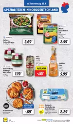 Gazetka promocyjna Lidl - Aktionsprospekt - Gazetka - ważna od 24.09 do 24.09.2022 - strona 44 - produkty: Astra, brot, brötchen, eier, geback, grütze, Käse, käsescheiben, likör, milram, ndk, pfanne, pudding, Rote Grütze, sanddorn, Schal, Schale, Spezi, Ti, urtyp, Zum Dorfkrug