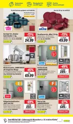 Gazetka promocyjna Lidl - Aktionsprospekt - Gazetka - ważna od 24.09 do 24.09.2022 - strona 55 - produkty: auer, edelstahl, eis, Elektro, elle, gefrierkombination, gefrierschrank, herdarten, Kochtopf, küche, Küchen, küchenmaschine, LG, maille, mikrowelle, ndk, Rührschüssel, Schrank, schüssel, silvercrest, spülmaschinen, Ti, topf, topf-set, Waage