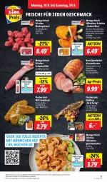 Gazetka promocyjna Lidl - Aktionsprospekt - Gazetka - ważna od 24.09 do 24.09.2022 - strona 9 - produkty: angebot, backfisch, braten, cordon bleu, eis, filet, fisch, fische, Fischer, fleisch, geschnetzeltes, gewürz, gulasch, Hähnchengeschnetzeltes, jungbullen, Käse, krustenbraten, mac, Ofen, preisvorteil, reis, rezept, rezepte, rind, rinder, rindergulasch, Saibling, schinken, Schmelzkäse, schmelzkäsezubereitung, schwein, schweine, schweinefilet, Ti, wein, weine, Zelt, ZTE