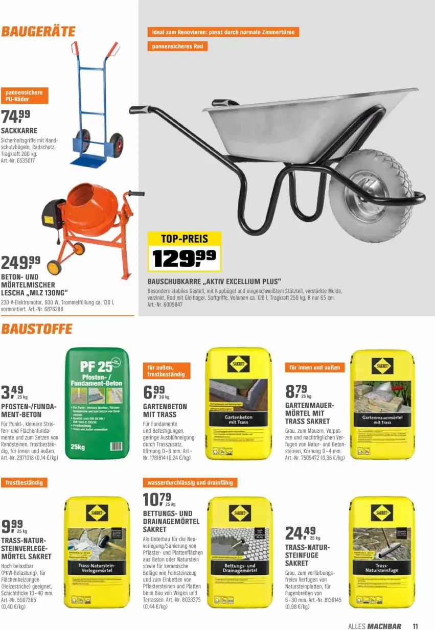 Aktueller Prospekt Obi - Prospekte - von 21.06 bis 03.07.2022 - strona 11 - produkty: auer, aust, Bau, Baustoffe, bett, Betten, Brei, bügel, Elektro, ente, feinsteinzeug, Garten, Heizungen, kraft, latte, leine, mac, natur, naturstein, pflaster, Pflastersteine, ring, sac, tee, Ti, trommel, usb, ZTE