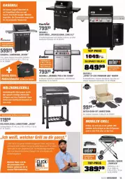 Gazetka promocyjna Obi - Prospekte - Gazetka - ważna od 03.07 do 03.07.2022 - strona 15 - produkty: Bau, char-broil, eis, enders, gasgrill, grill, grillfläche, Holz, holzkohle, holzkohlegrill, Kocher, Kohlegrill, mac, reis, top-preis, weber