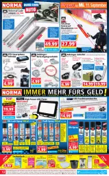 Gazetka promocyjna Norma - Norma - Gazetka - ważna od 16.09 do 16.09.2024 - strona 12 - produkty: adapter, Alwa, Anhänger, arla, auer, aust, auto, Bau, Baueimer, Bebe, beleuchtung, Brei, buch, bügel, bürste, bürsten, deka, edelstahl, eimer, eis, elle, felgen, fenster, gin, Kette, kraft, lack, ladekabel, LED-Fluter, Leuchte, LG, Liege, Mantel, mikrofaser, ndk, quad, Quadro, reiniger, Reinigung, reis, Ria, rum, sattel, Schere, schlauch, smartphone, snack, Spektrum, steckdose, Tasche, taschen, Taschenbuch, Teleskop, Ti, tisch, tuc, usb, wasser, Wasserschlauch, weber, ZTE