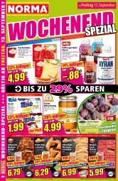 Gazetka promocyjna Norma - Norma - Gazetka - ważna od 16.09 do 16.09.2024 - strona 16 - produkty: ACC, Ayran, Blüte, blütenhonig, Cap, cappuccino, cheesecake, chia, cin, creme, eis, espresso, flasche, fleisch, getränk, hackfleisch, hähnchenschenkel, henkel, honig, kaffee, Käse, korb, kuchen, kuchenliebe, kühlregal, latte, latte macchiato, lebensmittel, mac, macchiato, milch, minutenschnitzel, Nackensteak, nackensteaks, natur, nuss, regal, reis, rind, rinder, rinderhackfleisch, schenkel, schnitzel, schoko, schwein, schweine, schweinenacken, snack, steak, steaks, Ti, tiefpreis, wein, weine