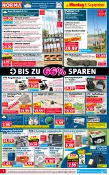 Gazetka promocyjna Norma - Norma - Gazetka - ważna od 16.09 do 16.09.2024 - strona 2 - produkty: asti, auto, Bebe, bier, deka, dell, eis, elle, fisch, fische, Fischer, forelle, getränk, getränke, gin, grill, hocker, HP, kaffee, Kescher, kissen, Knicklicht, Kocher, kraft, Kugel, ladekabel, lamm, leine, LG, Mode, ndk, reis, rel, ring, Schere, schlauch, sitzkissen, Spiele, Sport, sporttasche, Stier, Tasche, taschen, Teleskop, Ti, tisch, tragetasche, usb, Wels, Zander, ZTE