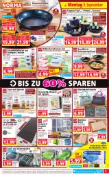 Gazetka promocyjna Norma - Norma - Gazetka - ważna od 16.09 do 16.09.2024 - strona 3 - produkty: backofen, bambus, Bau, baumwolle, Bebe, besteck, bett, Brettchen, bürste, decke, Deckel, dell, Einkaufstasche, eis, elle, frischhaltedosen, geschirr, geschirrtuch, gin, Glasdeckel, grill, handschuhe, kaffee, Kochtopf, korb, kraft, küche, Küchen, Küchenhelfer, kühlschrank, Lusti, maille, Mantel, Mode, ndk, Ofen, pfanne, pfannen, quad, reifen, reis, rosmarin, rum, Schal, schneidebrett, Schrank, schuhe, schüssel, Spiele, Spülbeckeneinlage, Tasche, tasse, Ti, tisch, topf, tuc, usb, vita, wolle, zitrone