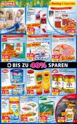 Gazetka promocyjna Norma - Norma - Gazetka - ważna od 16.09 do 16.09.2024 - strona 7 - produkty: apfel, auer, Becher, braten, buch, chili, dip, eis, elle, erdnüsse, flakes, flasche, fleisch, Geflügel, gewürz, gurke, gurken, knoblauch, kräuter, kühlregal, malz, Mett, mettwurst, nuggets, pfeffer, Rauch, regal, salz, sandwich, Schmalz, schnitzel, schwein, schweine, schweineschnitzel, senf, Spezi, teller, Ti, wein, weine, Weißwurst, wurst, zwiebel