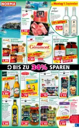 Gazetka promocyjna Norma - Norma - Gazetka - ważna od 16.09 do 16.09.2024 - strona 9 - produkty: ACC, auer, beutel, bier, blätterteig, blätterteiggebäck, blume, blumen, blumenöl, Blüte, braten, chia, eis, eiskaffee, flasche, französischer weichkäse, genovese, gin, honig, hühner, kaffee, Käse, kleid, kleider, Kleiderschränke, Kommoden, kommode, kühlregal, latte, latte macchiato, lavendel, lebensmittel, mac, macchiato, Mode, Mottenfalle, mozzarella, natur, nudel, nudeln, olive, oliven, olivenöl, olivenöl extra, ouzo, pesto, prosciutto, prosciutto crudo, regal, rel, rind, rinder, rohschinken, salat, salate, schinken, sonnenblume, sonnenblumen, sonnenblumenöl, Spezi, spirituosen, suppe, Ti, tisch, weichkäse, ZTE