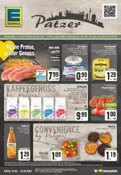 Gazetka promocyjna Edeka - Angebote der Woche - Gazetka - ważna od 12.08 do 12.08.2023 - strona 1 - produkty: angebot, angebote, arla, arla buko, Becher, beere, bett, Betten, Blender, Buko, classico, deka, deutschlandcard, eier, erde, flasche, frucht, gin, kaffee, karamell, leerdammer, LG, nuss, obst, salat, schnitzel, schoko, tee, Ti, tuner, Wild