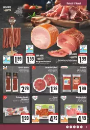 Gazetka promocyjna Edeka - Angebote der Woche - Gazetka - ważna od 12.08 do 12.08.2023 - strona 9 - produkty: aktionspreis, aufschnitt, chorizo, eis, ente, gin, mac, Mett, mettwurst, minutensteaks, Rauch, reis, saft, salami, schinken, schwein, steak, steaks, Ti, wein, wurst, Yo