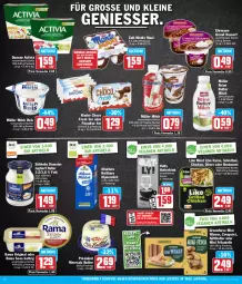 Gazetka promocyjna Hit - Wochenprospekt - Gazetka - ważna od 25.05 do 25.05.2024 - strona 8 - produkty: activia, alpenmilch, Becher, bio, bratwurst, butter, cevapcici, choco fresh, coupon, coupons, danone, danone activia, dell, dessert, drink, ehrmann, Ehrmann Grand Dessert, eis, elle, flasche, gin, gyros, hafer, Haferdrink, joghur, joghurt, Kinder, Kinder Choco fresh, Köttbullar, leine, Like Meat, meersalz, milch, monte, Müller, natur, natura, rama, reis, salz, schnitzel, söbbeke, Ti, wiener, wurst, zott, Zott Monte, ZTE