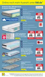 Gazetka promocyjna Lidl - Wochen-Highlights im Onlineshop - Gazetka - ważna od 12.02 do 12.02.2023 - strona 4 - produkty: angebot, angebote, Bad, decke, eis, elle, federkern, federkernmatratze, kaltschaum-matratze, kernmatratze, latte, lattenrost, mab, matratze, matratzen, ndk, reis, rel, Schal, Schale, schauma, Tasche, taschen, taschenfederkernmatratze, telefon, Ti, topper, uhr