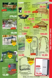 Gazetka promocyjna Jawoll - Prospekte - Gazetka - ważna od 01.04 do 01.04.2023 - strona 7 - produkty: auer, Bank, braun, eis, feuerschale, Garten, gartenbank, gartenmöbel, gartentisch, Holz, Insektennetz, lack, LG, möbel, pavillon, Rauch, reis, rosen, Schal, Schale, Schrank, sekt, senf, sessel, Stühl, Ti, tisch, wasser