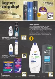 Gazetka promocyjna Edeka - Angebote der Woche - Gazetka - ważna od 27.08 do 27.08.2022 - strona 20 - produkty: angebot, angebote, arla, auer, deo, deospray, deutschlandcard, dove, dusche, duschgel, eis, flasche, Haarlack, haarspray, kraft, lack, Mantel, pflegedusche, rexona, roll-on, rwe, schaumfestiger, Taft, Ti