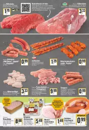 Gazetka promocyjna Edeka - Angebote der Woche - Gazetka - ważna od 27.08 do 27.08.2022 - strona 9 - produkty: Blüte, butter, dressing, eis, erde, fleisch, fleischkäse, grill, grillfackeln, gulasch, gurke, gurken, hackfleisch, holunder, holunderblüte, hüftsteak, jungbullen, Kalbfleisch, Käse, knoblauch, kochschinken, kräuter, kräuterbutter, küche, Küchen, melone, melonen, merl, mit knoblauch, natur, nuss, paprika, pute, putenschnitzel, rind, rinder, ring, röstzwiebeln, Rückensteak, rückensteaks, saft, salat, schinken, schnitten, schnitzel, schwein, schweine, steak, steaks, Ti, wein, weine, zwiebel, zwiebeln