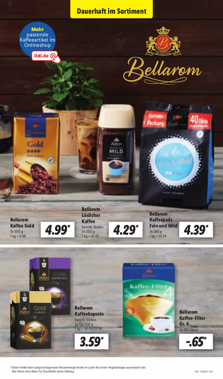 Aktueller Prospekt Lidl - Aktionsprospekt - von 12.09 bis 17.09.2022 - strona 55 - produkty: angebot, auer, eis, kaffee, kaffeekapseln, kaffeepads, löslicher kaffee, reis, Ti, ZTE