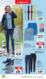 Gazetka promocyjna Lidl - Aktionsprospekt - Gazetka - ważna od 17.09 do 17.09.2022 - strona 22 - produkty: Armband, Armbanduhr, batterie, Bau, baumwolle, crivit, eis, esmara, gin, Langarmshirt, ndk, Parka, reis, Schal, Schale, shirt, shirts, Ti, uhr, wasser, wolle, ZTE