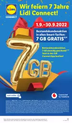 Gazetka promocyjna Lidl - Aktionsprospekt - Gazetka - ważna od 17.09 do 17.09.2022 - strona 23 - produkty: aldi, angebot, auto, braun, Brei, buch, dell, eier, eis, elle, gin, inklusivleistungen, Liege, Mode, Rauch, reis, rwe, Soda, Tchibo, Ti, tisch, vodafone, Yo, ZTE