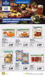 Gazetka promocyjna Lidl - Aktionsprospekt - Gazetka - ważna od 17.09 do 17.09.2022 - strona 36 - produkty: axe, Backhendl, dip, eis, gin, Haxe, Hendl, Knödel, lachs, ndk, Ofen, reifen, reis, salami, Schal, Schale, schnitzel, schwein, schweine, Schweinelachs, snack, Ti, wein, weine, Weißwurst, wurst