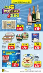 Gazetka promocyjna Lidl - Aktionsprospekt - Gazetka - ważna od 17.09 do 17.09.2022 - strona 42 - produkty: angebot, bier, bierschinken, butter, coupon, dulano, géramont, gin, hirtenkäse, Käse, ndk, rama, rügenwalder, rügenwalder mühle, Schal, Schale, schinken, sekt, Ti, weichkäse