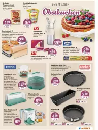 Gazetka promocyjna Vmarkt - Prospekte - Gazetka - ważna od 10.07 do 10.07.2024 - strona 13 - produkty: Backform, backofen, backofen und, Becher, Behälter, creme, decke, Deckel, Dr. Oetker, edelstahl, elle, kuchen, Messbecher, mikrowelle, milch, Muffin, muffins, obst, Ofen, papier, ring, rwe, sahne, schlagrahm, schoko, schokolade, Springform, Spritzschutz, spülmaschinen, Ti, torte, tragegriff, vollmilch, zitrone, zitronen