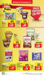 Gazetka promocyjna Lidl - Aktionsprospekt - Gazetka - ważna od 11.06 do 11.06.2022 - strona 10 - produkty: alkohol, chips, eis, elle, gin, HP, Kugel, landliebe, maggi, milch, milka, ndk, pudding, rel, Schal, Schale, teller, tender, terrine, Ti, Vegeta, vollmilch, zott, zottarella