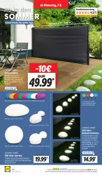 Gazetka promocyjna Lidl - Aktionsprospekt - Gazetka - ważna od 11.06 do 11.06.2022 - strona 14 - produkty: aktionspreis, aust, auto, eis, Kette, leds, Leuchte, leuchten, lichterkette, ndk, reis, Schal, Schale, Seitenmarkise, Ti, tisch, ZTE