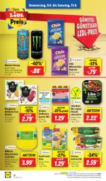 Gazetka promocyjna Lidl - Aktionsprospekt - Gazetka - ważna od 11.06 do 11.06.2022 - strona 38 - produkty: activia, batida, bio, Bona, danone, danone activia, dulano, eis, elle, ferdi fuchs, fleisch, Fleischalternative, gouda, Käse, Like Meat, lyoner, mangaroca, mikrowelle, Milbona, monster, Monster Energy, ndk, popcorn, preisvorteil, reis, Ria, Schal, Schale, stieleis, teller, Ti, Tilsiter, Vegane Fleisch, Yo