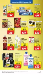 Gazetka promocyjna Lidl - Aktionsprospekt - Gazetka - ważna od 11.06 do 11.06.2022 - strona 39 - produkty: alesto, alleinfuttermittel, angebot, chips, dolce gusto, eis, elle, frucht, funny-frisch, granini, granini die limo, keks, kekse, Kinder, kinder pingui, kraft, lenor, lenor weichspüler, limo, Nassnahrung, natur, Nescafé, nuss, oreo, pingui, reis, Schwip Schwap, sheba, sirup, teller, Ti, weichspüler, ZTE