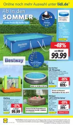 Gazetka promocyjna Lidl - Aktionsprospekt - Gazetka - ważna od 11.06 do 11.06.2022 - strona 58 - produkty: adapter, angebot, angebote, Bau, bestway, eis, elle, Garten, getränk, getränke, getränkehalter, Hüpfburg, kissen, nackenkissen, ndk, pool, reis, rel, ring, Schal, Schale, schlauch, steel pro, tee, telefon, Ti, uhr, wasser, Whirlpool