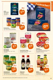 Gazetka promocyjna Tegut - Angebote der Woche - Gazetka - ważna od 06.05 do 06.05.2023 - strona 21 - produkty: barilla, bio, eintopf, eis, filet, filets, fisch, fische, Fischer, flasche, gallo, genovese, gewürz, Gewürzgurke, gewürzgurken, gurke, gurken, hawesta, hengstenberg, hering, Herings, heringsfilets, kikkoman, Kühne, lebensmittel, pasta, pesto, reis, ring, risotto, sauce, Schere, soja, sojasauce, suppe, tender, Ti, topf, würzsauce