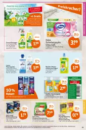 Gazetka promocyjna Tegut - Angebote der Woche - Gazetka - ważna od 06.05 do 06.05.2023 - strona 25 - produkty: allzweckreiniger, aufsteckbürsten, Bad, beko, beutel, bürste, bürsten, citrus, Clin, coupon, coupons, dusche, eis, felix, flasche, Frosch, gin, HP, hundenahrung, katzennahrung, Katzenstreu, lenor, lenor weichspüler, Meister, meister proper, oral-b, papier, pflanze, pflanzen, Rauch, reiniger, sofortrabatt, staubmagnet, swiffer, telefon, Ti, tierbedarf, toilettenpapier, uhr, waschmittel, wc-reiniger, weck, weichspüler, zewa