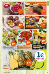 Gazetka promocyjna Tegut - Angebote der Woche - Gazetka - ważna od 06.05 do 06.05.2023 - strona 5 - produkty: ananas, angebot, angebote, avocado, avocados, Bau, beere, beeren, bio, bio-zitronen, Birnen, dekoration, eis, erdbeere, erdbeeren, früchte, himbeer, himbeere, himbeeren, natur, naturland, obst, reis, Schal, Schale, Ti, zitrone, zitronen