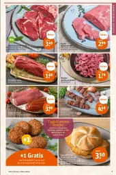 Gazetka promocyjna Tegut - Angebote der Woche - Gazetka - ważna od 06.05 do 06.05.2023 - strona 9 - produkty: angebot, angebote, beko, bio, braten, brötchen, decke, dell, eis, elle, entrecôte, fleisch, frikadellen, geschnetzeltes, Kaiser, lachs, lamm, lammlachse, leine, natur, Ria, rind, rinder, rinderbraten, Rindergeschnetzeltes, Rinderkeule, Rückensteak, saft, schnitzel, snack, snacks, steak, Ti, tisch, Zelt