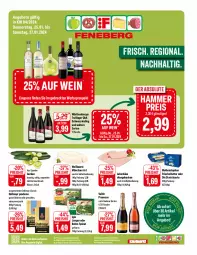 Gazetka promocyjna Feneberg - Prospekte - Gazetka - ważna od 27.01 do 27.01.2024 - strona 1 - produkty: angebot, angebote, Berger, bohne, bohnen, butter, coupon, coupons, dallmayr, dallmayr prodomo, ecco, eis, elle, flasche, geback, gurke, gurken, iglo, Käse, Laufen, leberkäs, leberkäse, mac, Ofen, prodomo, prosecco, rahm-spinat, reis, riesling, saft, schwarzriesling, spinat, Streichzart, Ti, trolli, trollinger, valdo, weihenstephan, wein, Weißwurst, wurst, ZTE