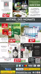 Gazetka promocyjna Getraenkeland - Gazetka - ważna od 19.06 do 19.06.2026 - strona 10 - produkty: abholpreise, aktionspreis, alkohol, Alwa, bestpreis, bestpreise, bier, Biere, cocktail, deo, dry gin, eis, Elan, flasche, getränk, getränke, gin, gordon, Gordon’s, gurke, gurken, london dry, london dry gin, mac, mineralwasser, reis, rezept, ring, Ti, tonic, tonic water, tyskie, wasser