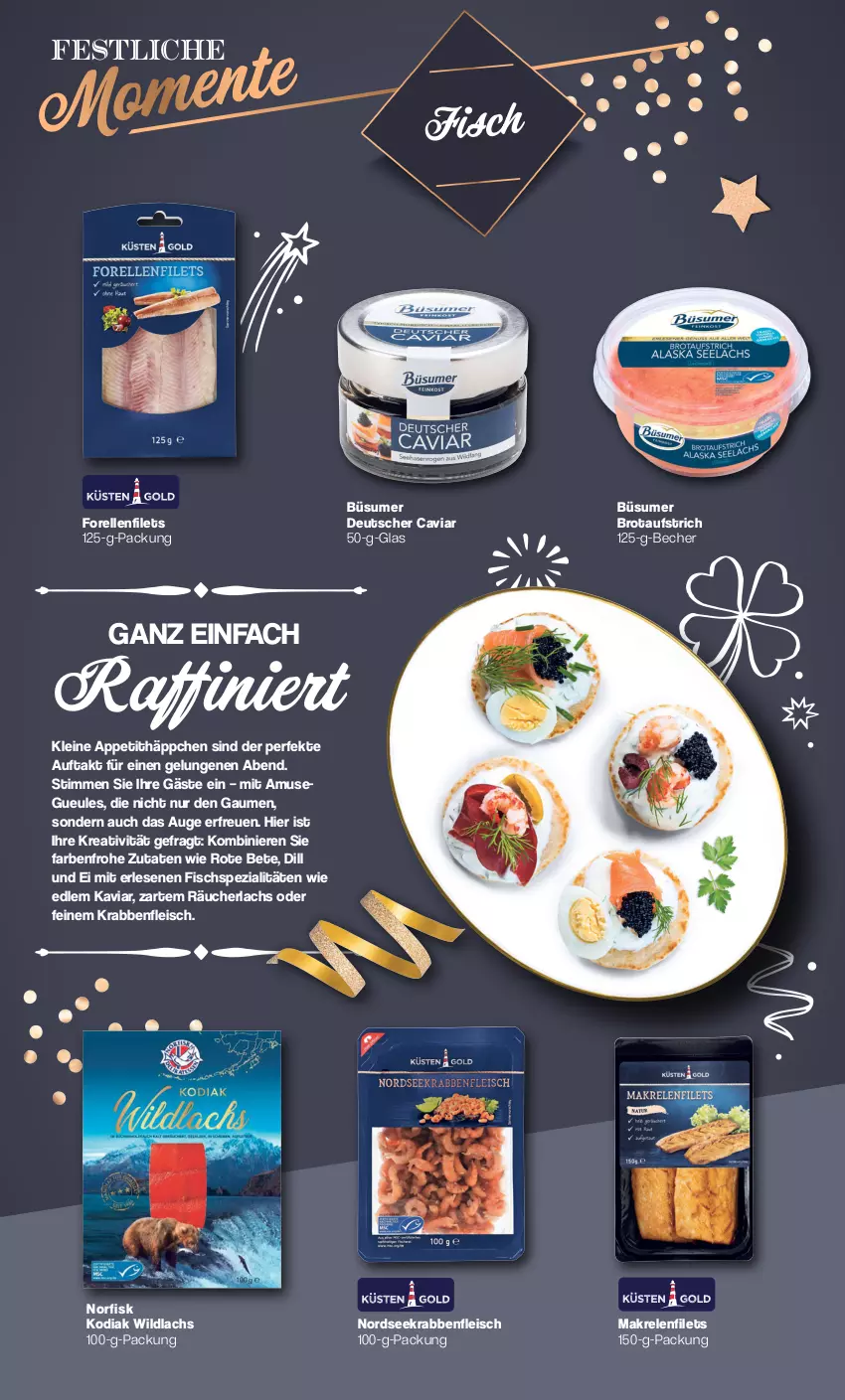 Aktueller Prospekt Famila - Prospekte - von 27.12 bis 30.12.2023 - strona 12 - produkty: aufstrich, Becher, brot, brotaufstrich, Caviar, eis, elle, filet, filets, fisch, Fischspezialitäten, fleisch, forelle, lachs, leine, Makrele, Makrelenfilets, Nordsee, Räucherlachs, rel, rote bete, Spezi, Ti, Wild, wildlachs