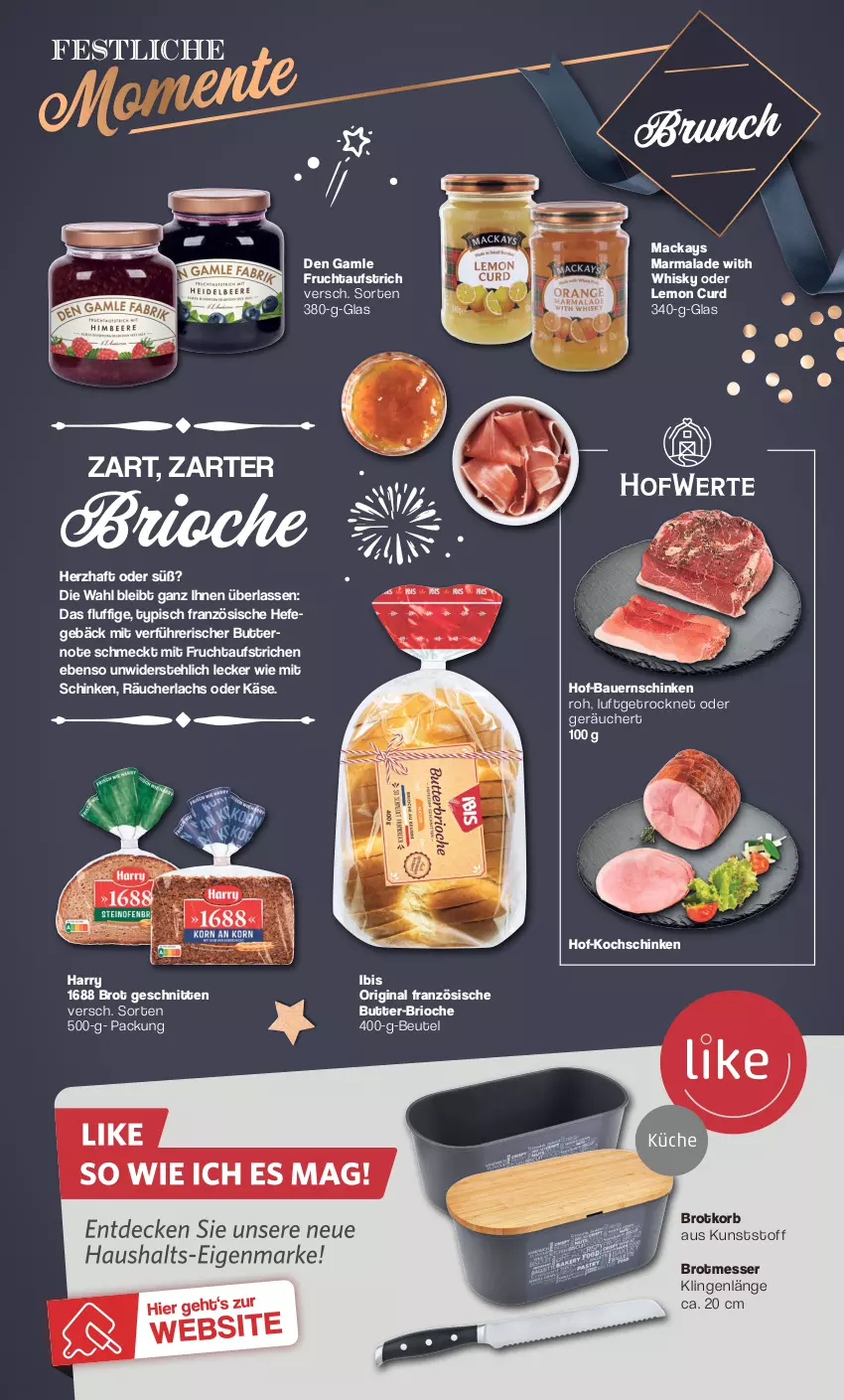 Aktueller Prospekt Famila - Prospekte - von 27.12 bis 30.12.2023 - strona 3 - produkty: auer, aufstrich, Bau, Bauer, Bauernschinken, beutel, brot, Brotkorb, butter, den gamle, frucht, fruchtaufstrich, gin, Hefe, Käse, kochschinken, korb, lachs, mac, messer, mit frucht, Räucherlachs, schinken, schnitten, whisky