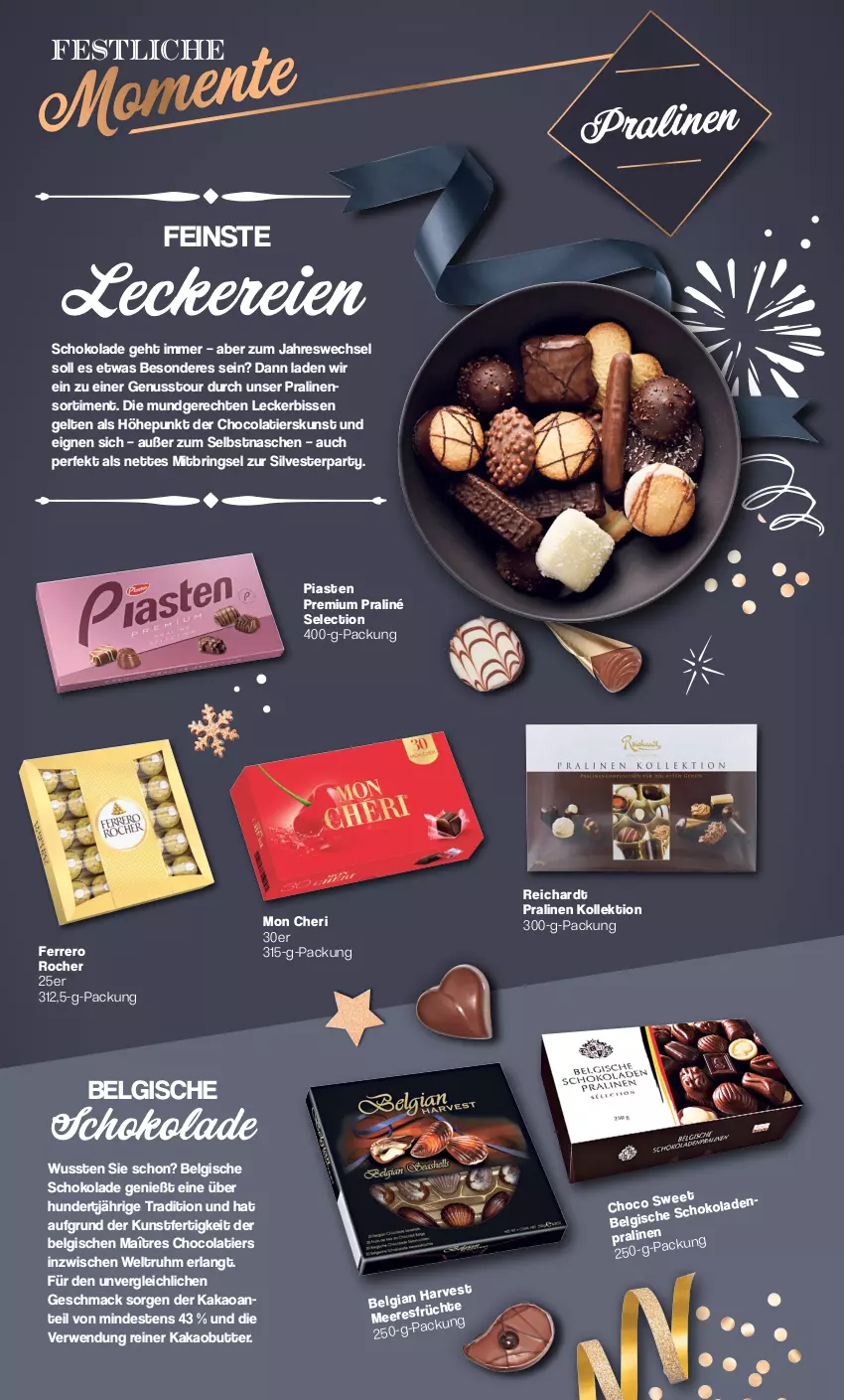 Aktueller Prospekt Famila - Prospekte - von 27.12 bis 30.12.2023 - strona 6 - produkty: butter, cola, ferrero, Ferrero Rocher, kakao, Kakaobutter, LG, mac, nuss, pralinen, ring, rwe, schoko, schokolade, schokoladen, Ti