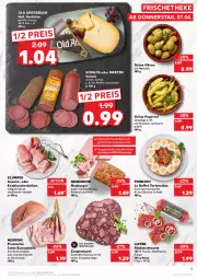 Gazetka promocyjna Kaufland - Gazetka - ważna od 13.04 do 13.04.2022 - strona 19 - produkty: angebot, angebote, burger, eis, fleisch, gewürz, grüne oliven, hartkäse, Käse, knoblauch, kochschinken, kräuter, kräutern, mac, mandel, mandeln, Mantel, Mett, mettwurst, Neuburger, Old Amsterdam, olive, oliven, peperoni, Peroni, pfeffer, ponnath, prosciutto, prosciutto cotto, reis, rind, rindfleisch, salami, schinken, schnitten, schwein, schwein und rind, Spezi, Ti, torte, und gemüse, wein, würfel, wurst