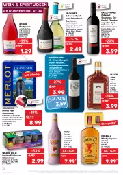 Gazetka promocyjna Kaufland - Gazetka - ważna od 13.04 do 13.04.2022 - strona 26 - produkty: angebot, auer, ball, beere, Birnen, blauer zweigelt, burgunder, cabernet, cabernet sauvignon, chardonnay, ecco, frucht, gallo, gallo family, gewürz, grand sud, grüner veltliner, himbeer, johannisbeere, Käse, kirsch, kirsche, kirschen, konfitüre, likör, liqueur, mac, mandel, merl, merlot, paprika, pflaume, pflaumen, qualitätswein, qualitätsweine, Ria, rotwein, sahne, salat, salate, sauvignon, spirituosen, Ti, wein, weine, Weißburgunder, Weißwein, whisky, Wild, wurst, ZTE, Zweigelt