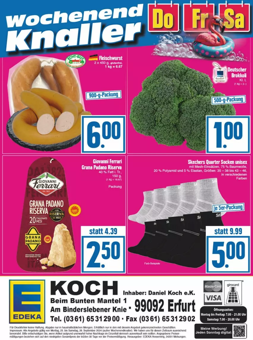 Aktueller Prospekt Edeka - Prospekte - von 21.09 bis 28.09.2024 - strona 16 - produkty: angebot, angebote, deka, eis, ndk, reis, rel, ring, uhr, ZTE