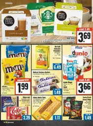 Gazetka promocyjna Edeka - Prospekte - Gazetka - ważna od 28.09 do 28.09.2024 - strona 12 - produkty: ACC, bahlsen, beutel, butter, chia, chips, comtess, comtess kuchen, funny-frisch, kakao, keks, Kinder, kinder riegel, kitkat, kuchen, leibniz, linsen, lion, mac, macchiato, nesquik, papier, riegel, smarties, starbucks, tee, Ti