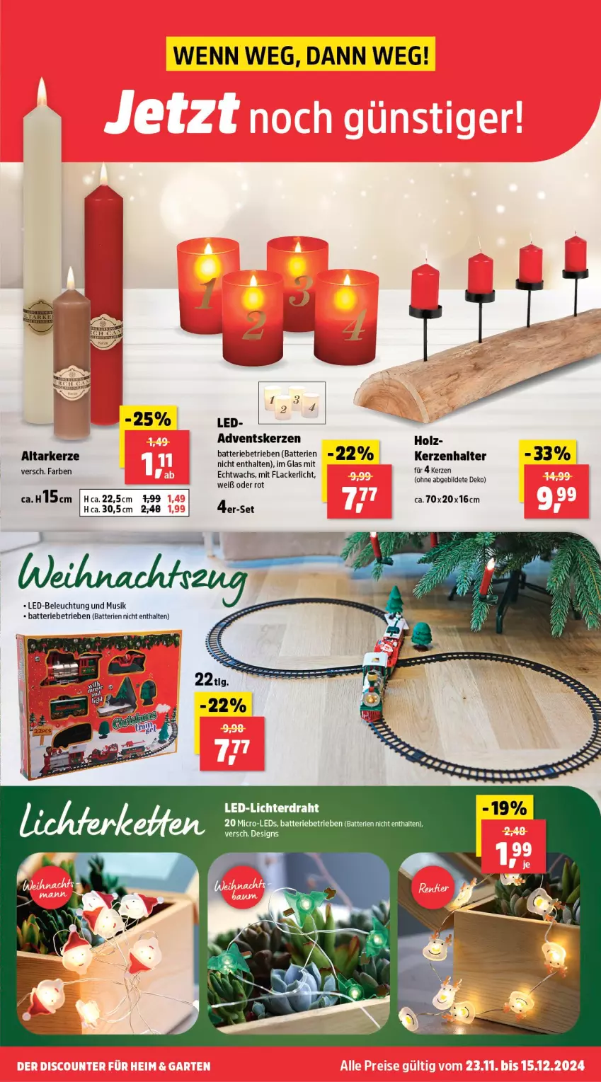 Aktueller Prospekt Thomas Philipps - von 09.12 bis 14.12.2024 - strona 17 - produkty: batterie, batterien, beleuchtung, Draht, Heu, Holz, kerze, Kerzenhalter, lack, Lacke, led-beleuchtung, led-licht, leds