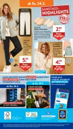 Gazetka promocyjna AldiSud - IN ZWEI WOCHEN - Gazetka - ważna od 24.02 do 24.02.2024 - strona 30 - produkty: aldi, alle artikel ohne dekoration, angebot, angebote, Bau, baumwolle, decksohle, dekoration, dell, drucker, eis, elle, Engel, gin, Hausschuhe, jeans, kerze, kleid, Kleidung, Mode, papier, Plüsch, reis, Ria, schuhe, shirt, Sweatshirt, Ti, top-preis, up2fashion, wolle, ZTE